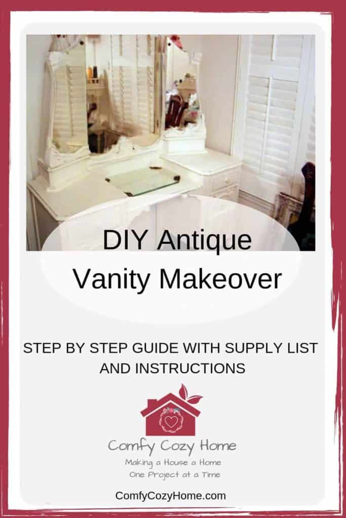 DIY Antique Vanity Makeover