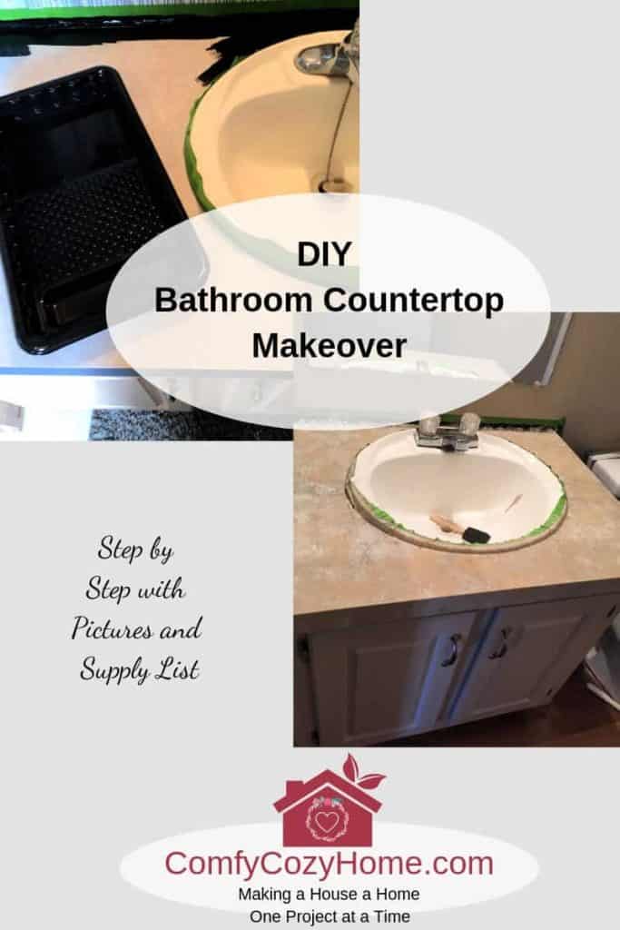 Bathroom Countertop Makeover