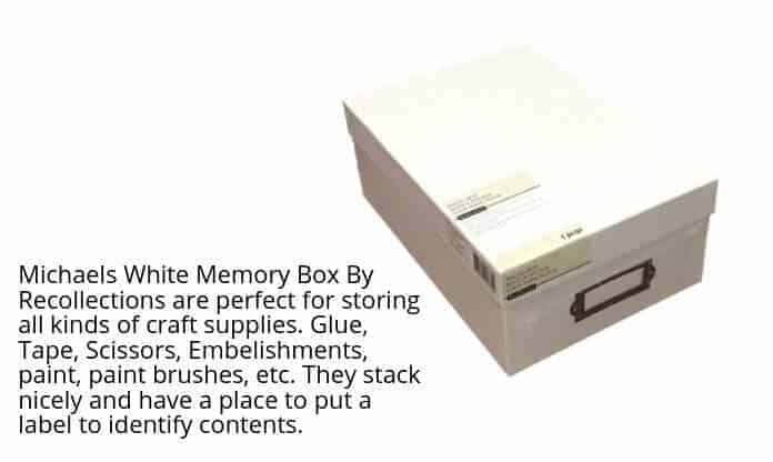 White Memory Box By Recollections