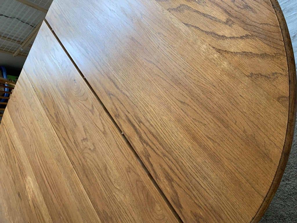 Oak Table Finish, Natural Oak