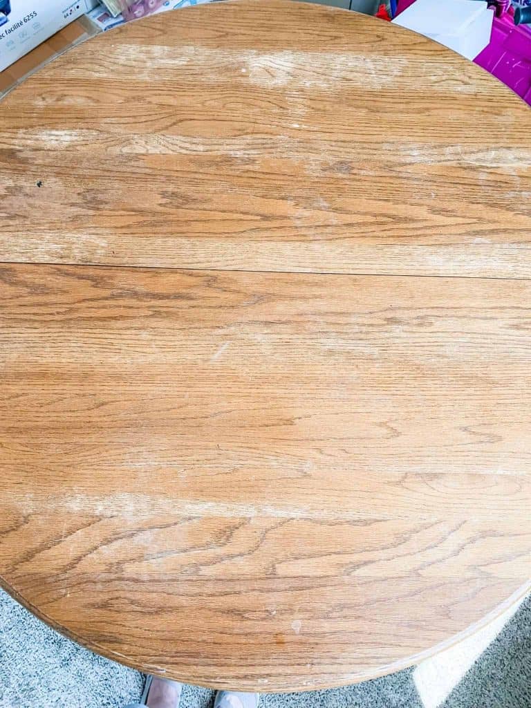 8 Easy Steps To Refinish An Old Oak Table And Chairs |