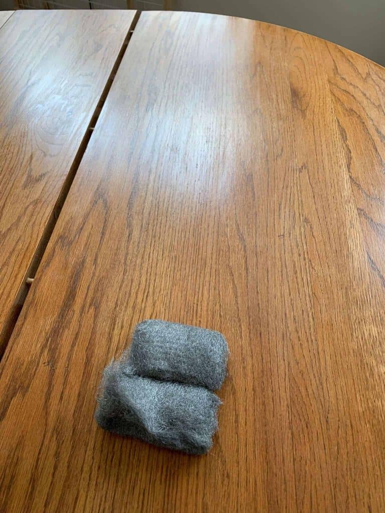 Steel Wool for Table