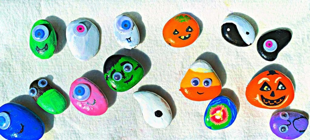 Fall Rock Magnets Craft