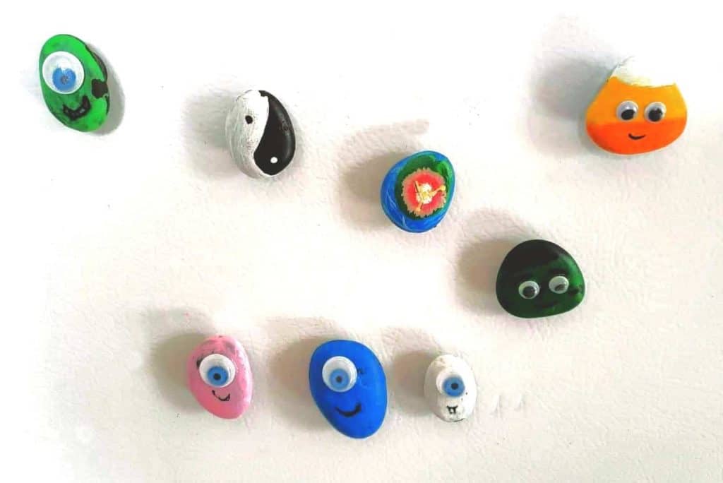 Monster Rock Fridge Magnets Craft