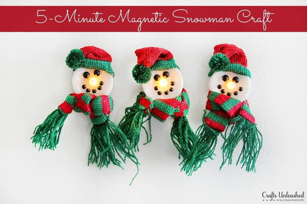 Magnetic-snowman-crafts-Crafts-Unleashed