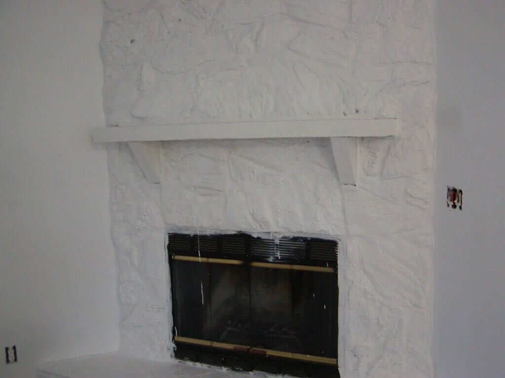 Painted Fireplace