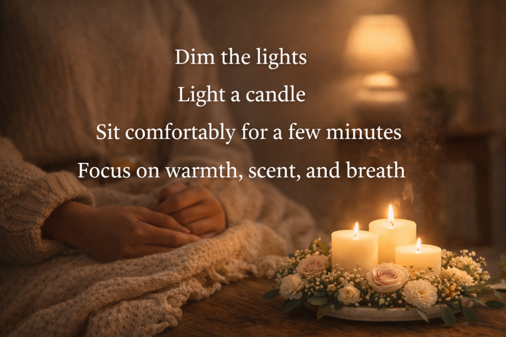 A gentle ritual for quieting the noise